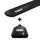 Stogo bagažinės skersinių komplektas Thule EVO 7104 Black