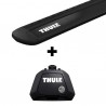 Stogo bagažinės skersinių komplektas Thule EVO 7104 Black