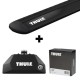 Stogo bagažinės skersinių komplektas Thule EVO 6xxx BLACK